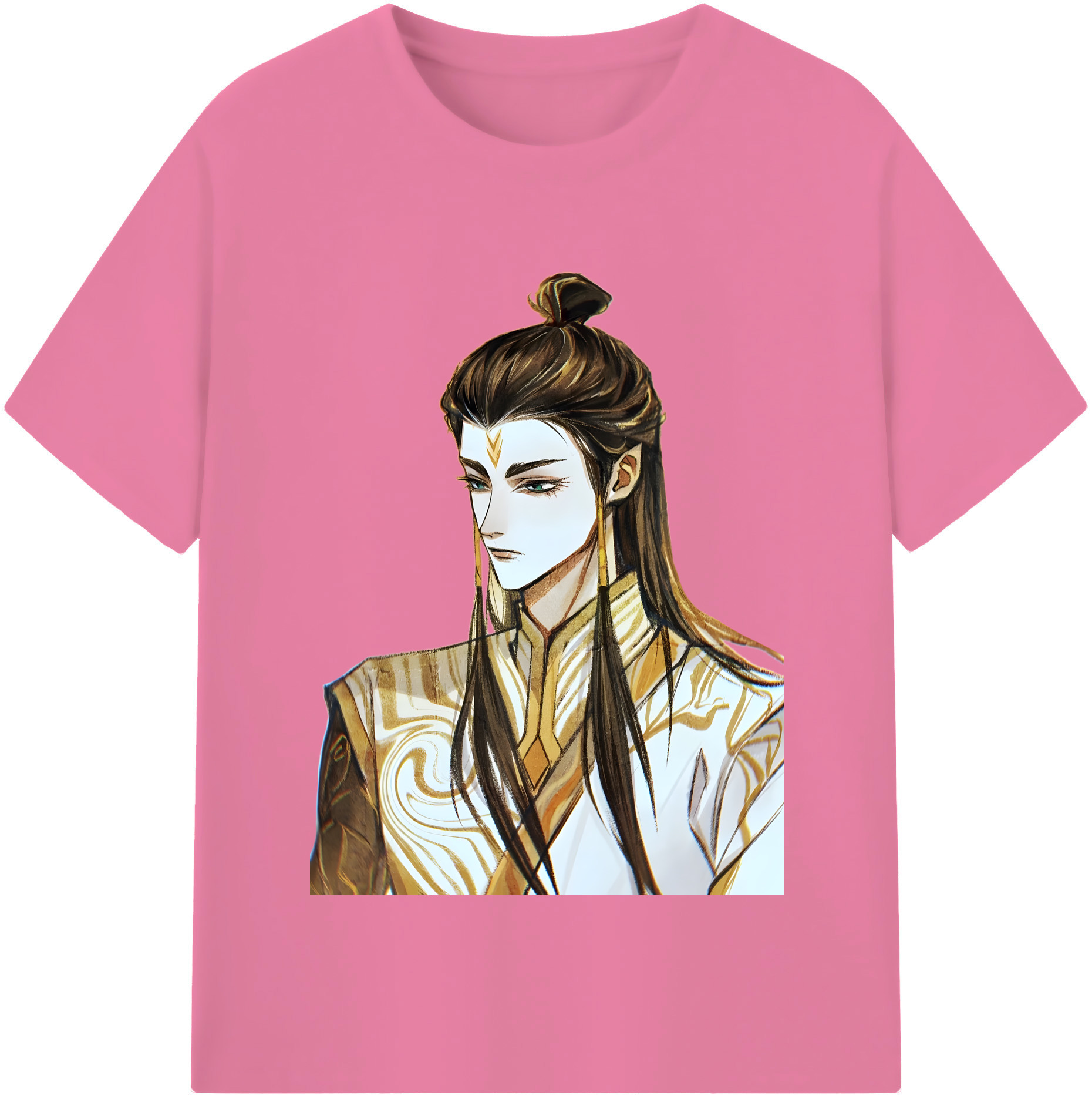 （画像用） Ne Zha 2 ナタ 魔童の大暴れ 綿100％半袖Tシャツ（フロントプリント）